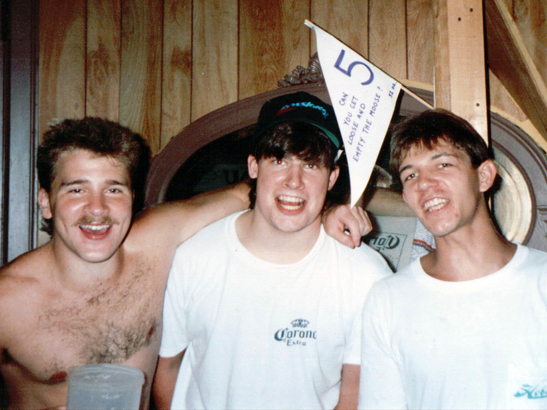 Mentz, Tigger, and Keena – Golf Night 1989